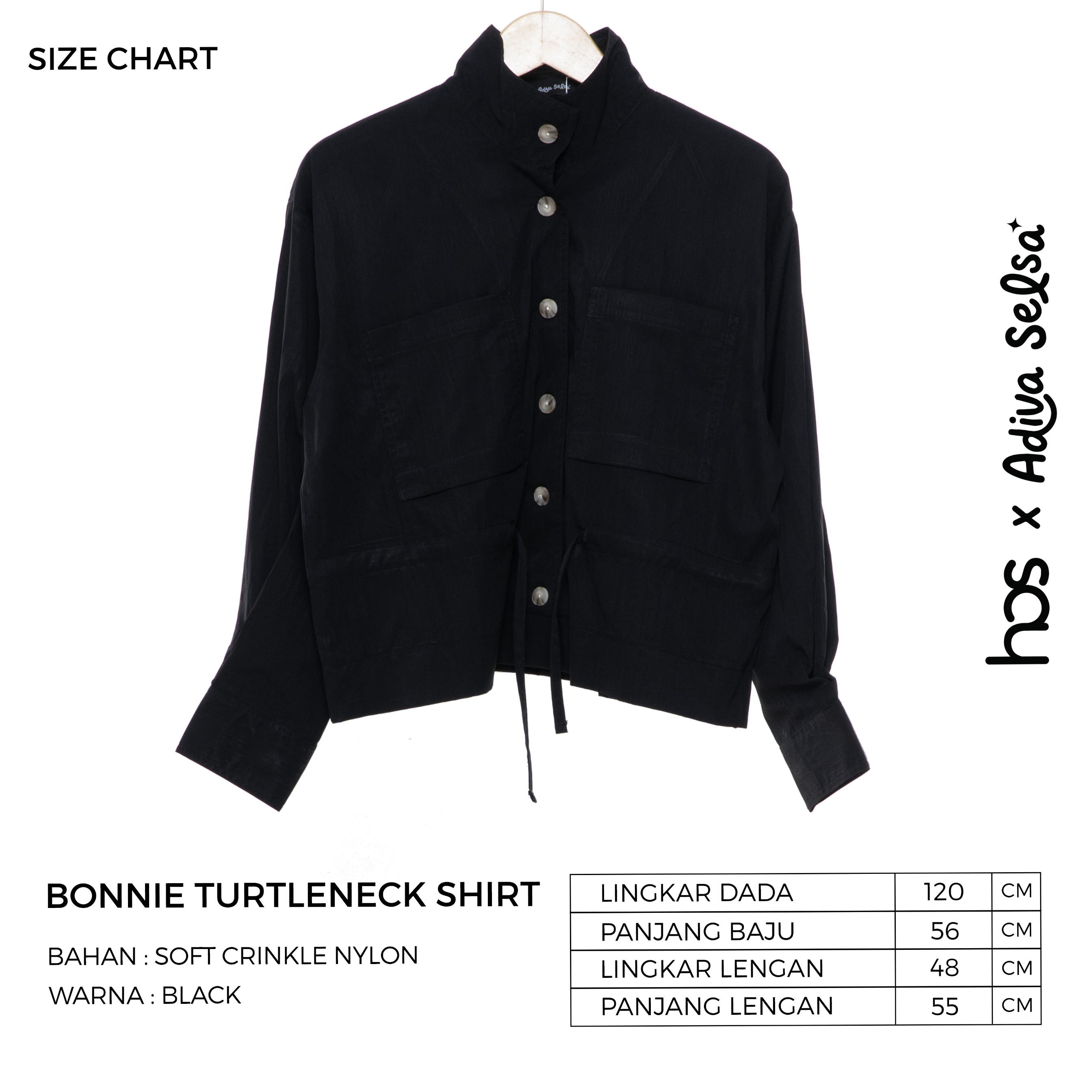 HOS x ADIVA SELSA - Bonnie Turtleneck Shirt 