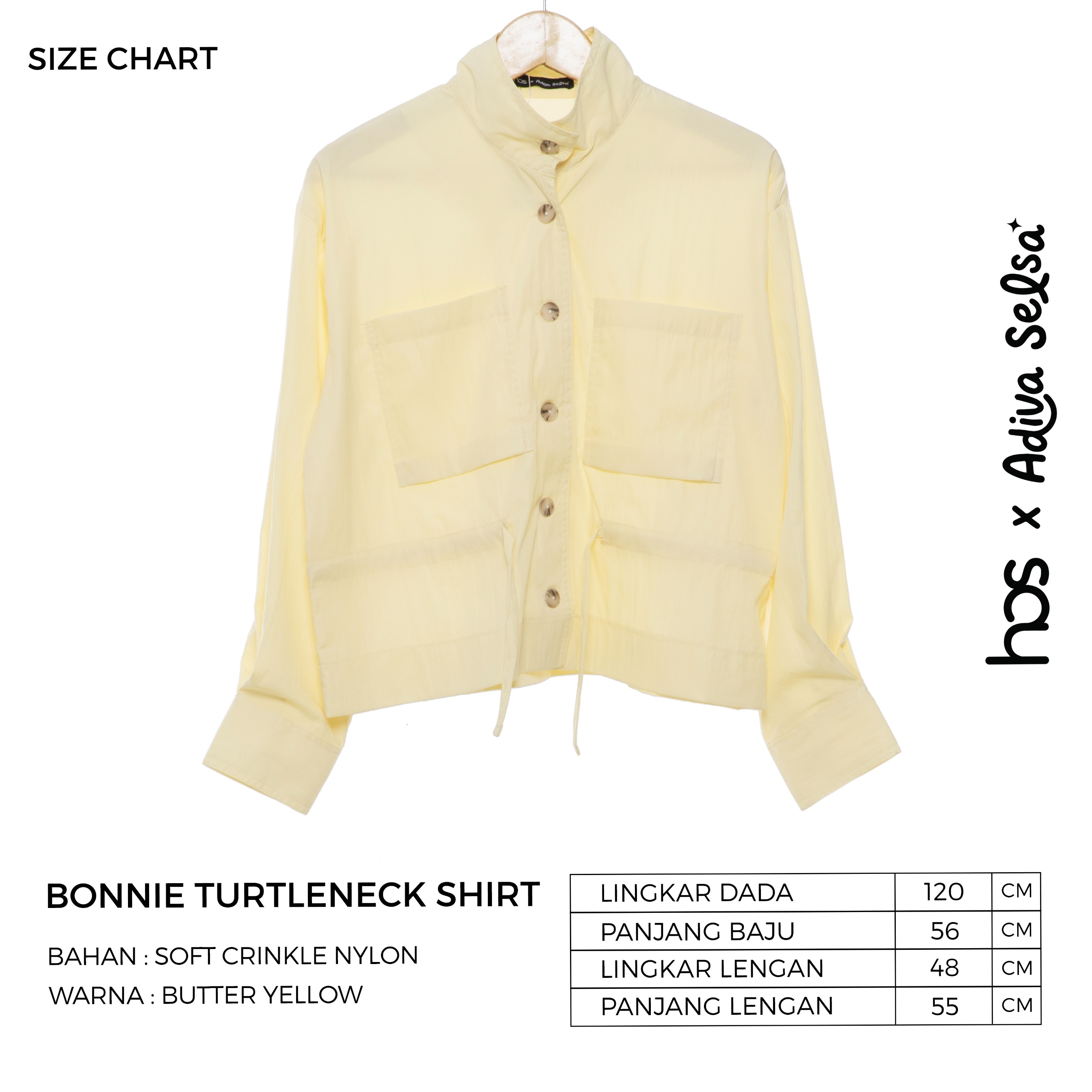 HOS x ADIVA SELSA - Bonnie Turtleneck Shirt 