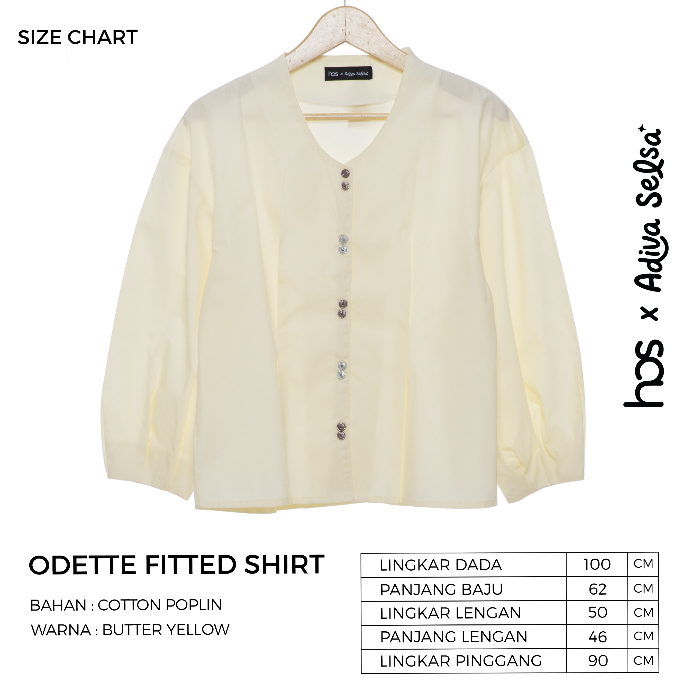 HOS x ADIVA SELSA - Odette Fitted Shirt