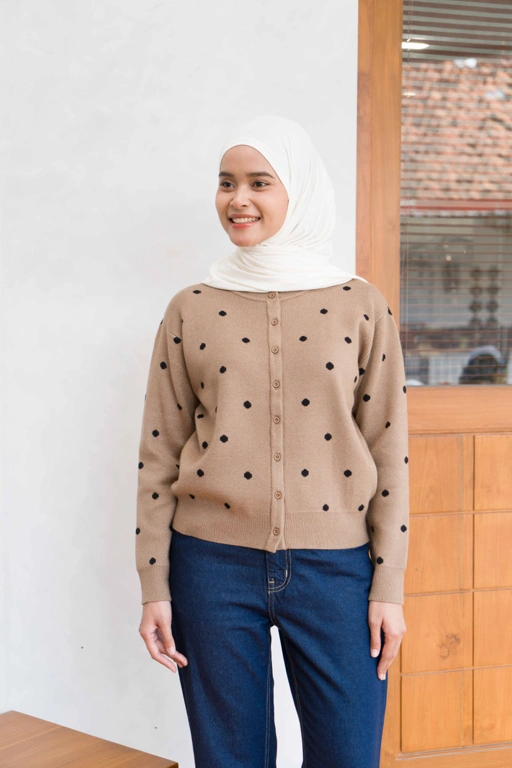 LULY POLKA CARDI