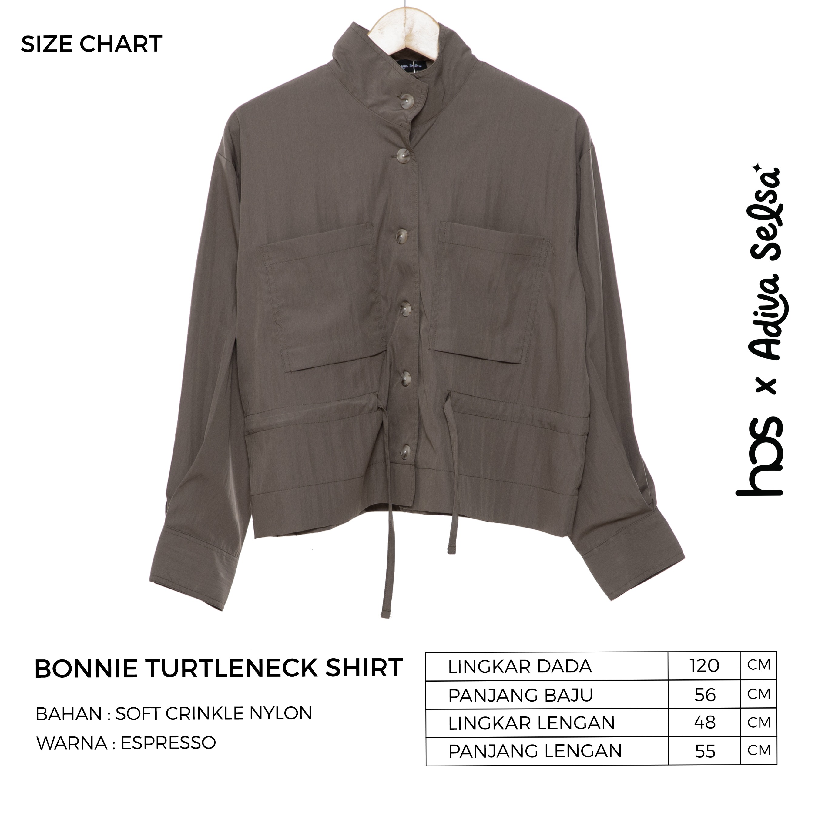 HOS x ADIVA SELSA - Bonnie Turtleneck Shirt 