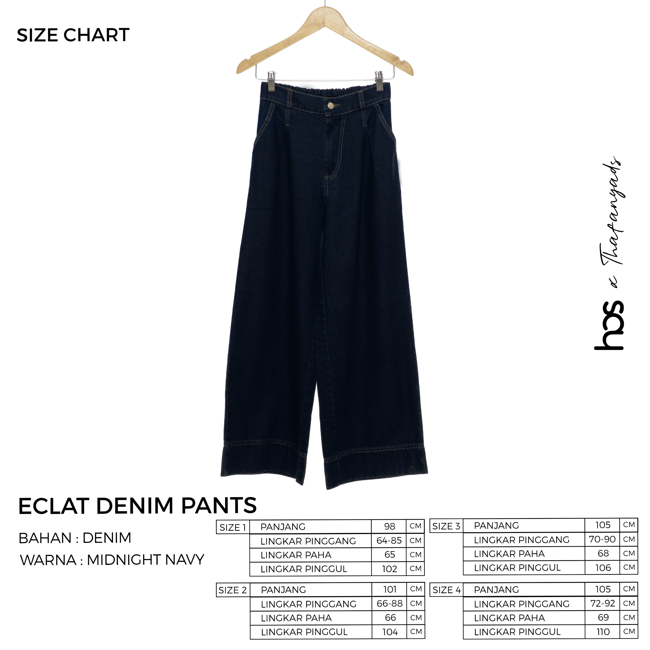 ECLAT DENIM PANTS 