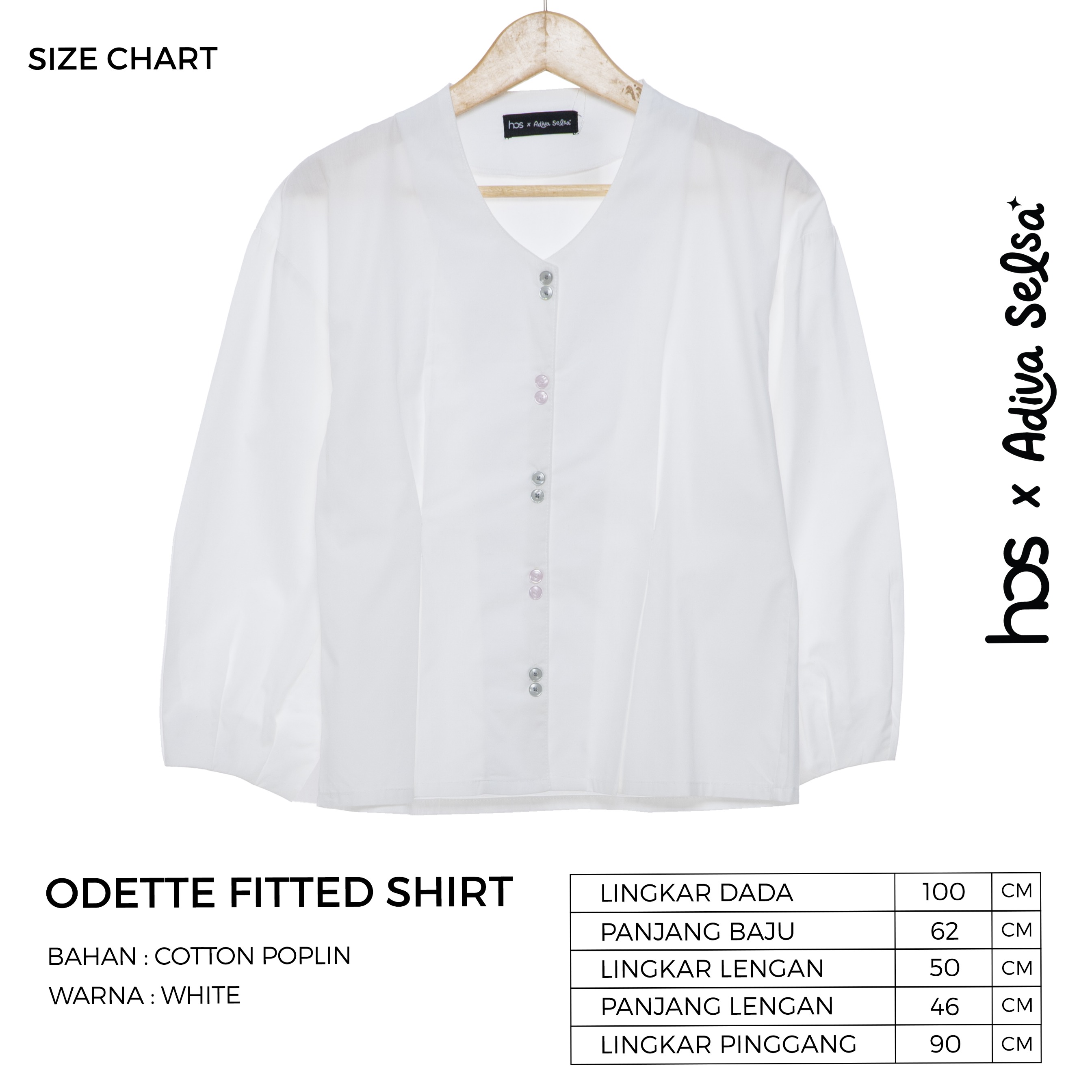HOS x ADIVA SELSA - Odette Fitted Shirt