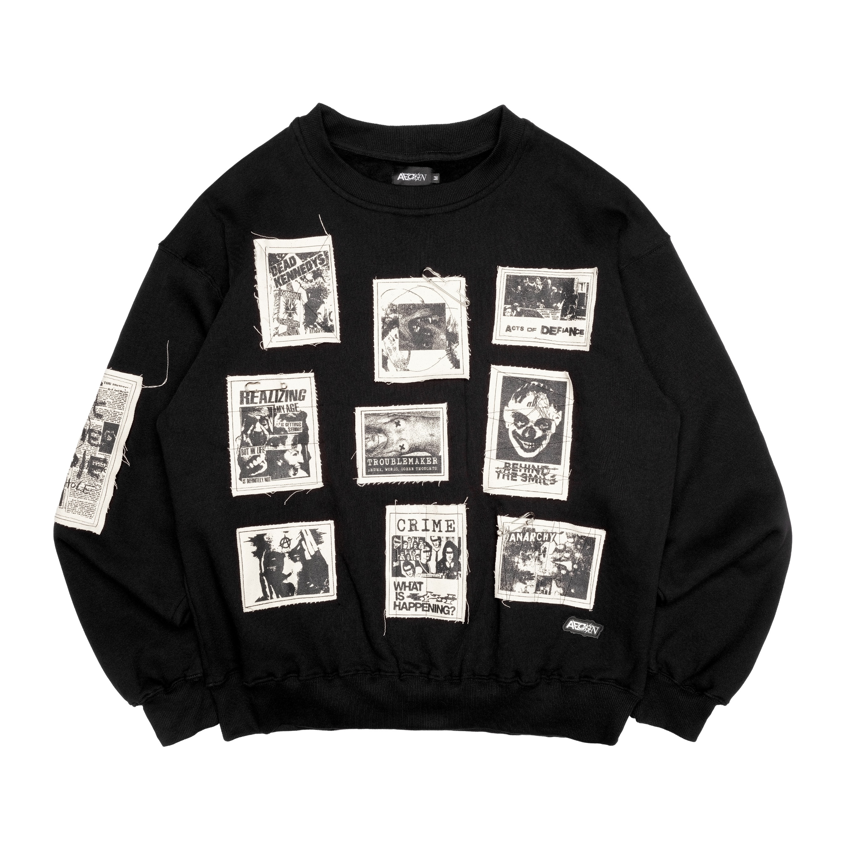 Collase - Black Crewneck