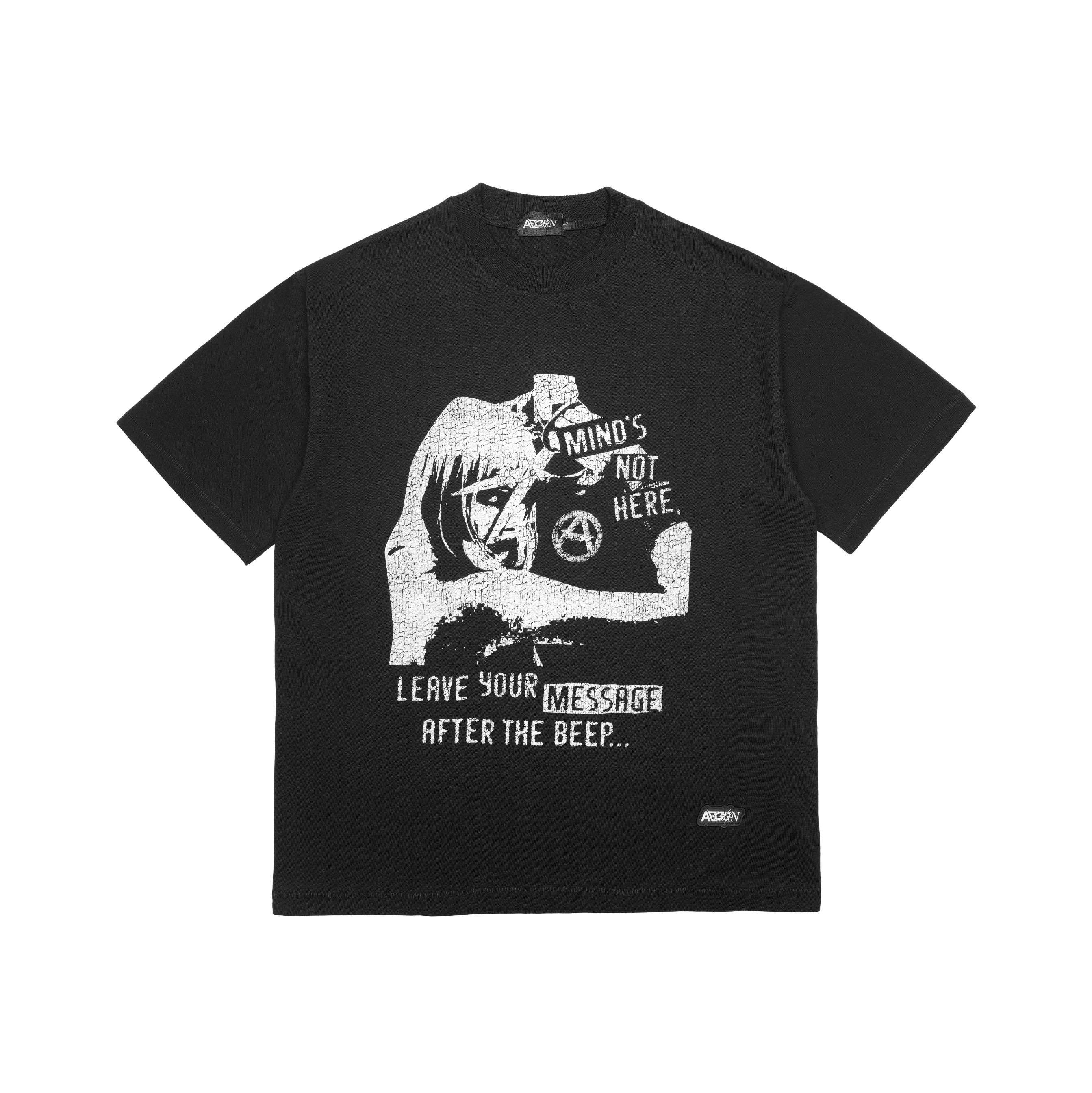 Not Here - Black tee