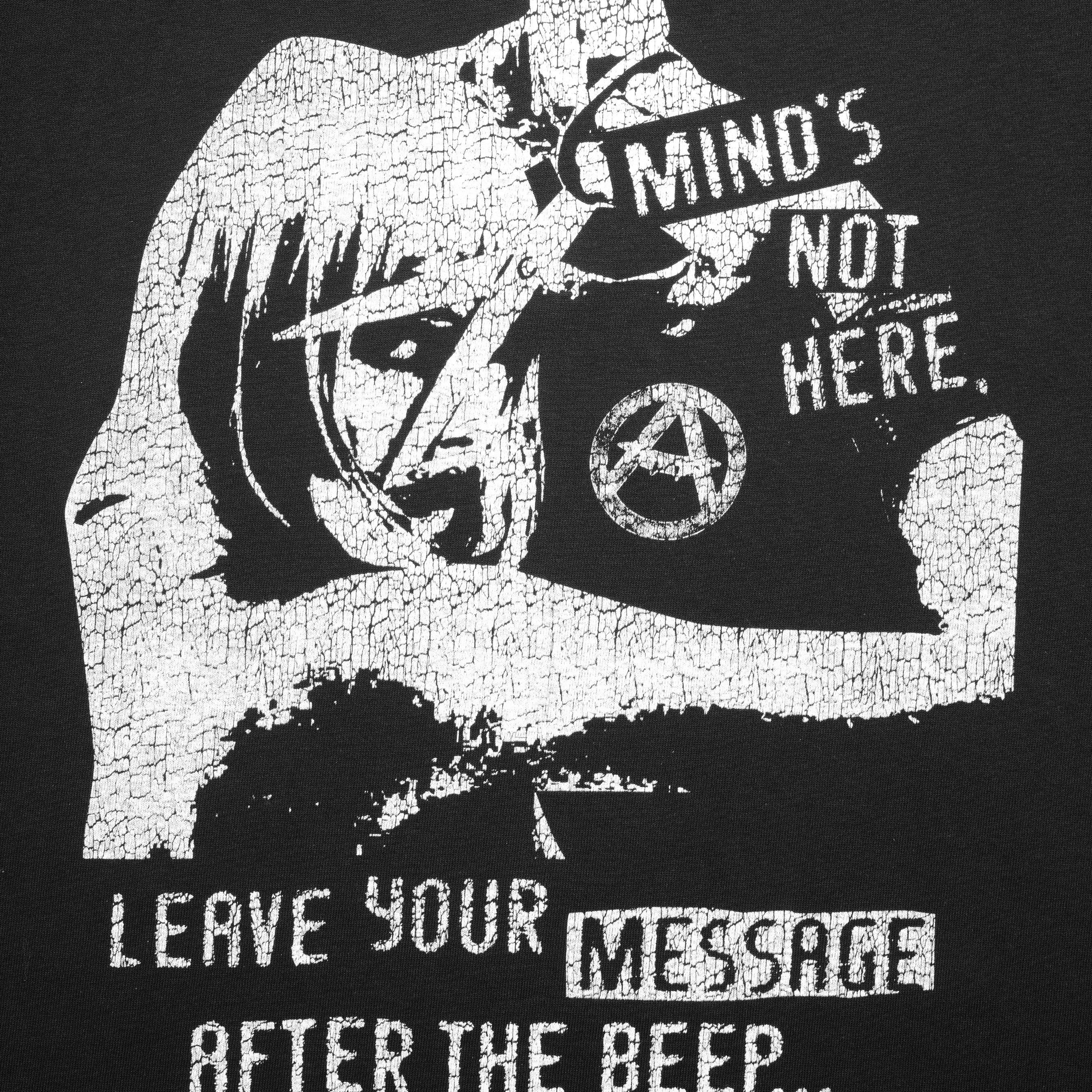 Not Here - Black tee