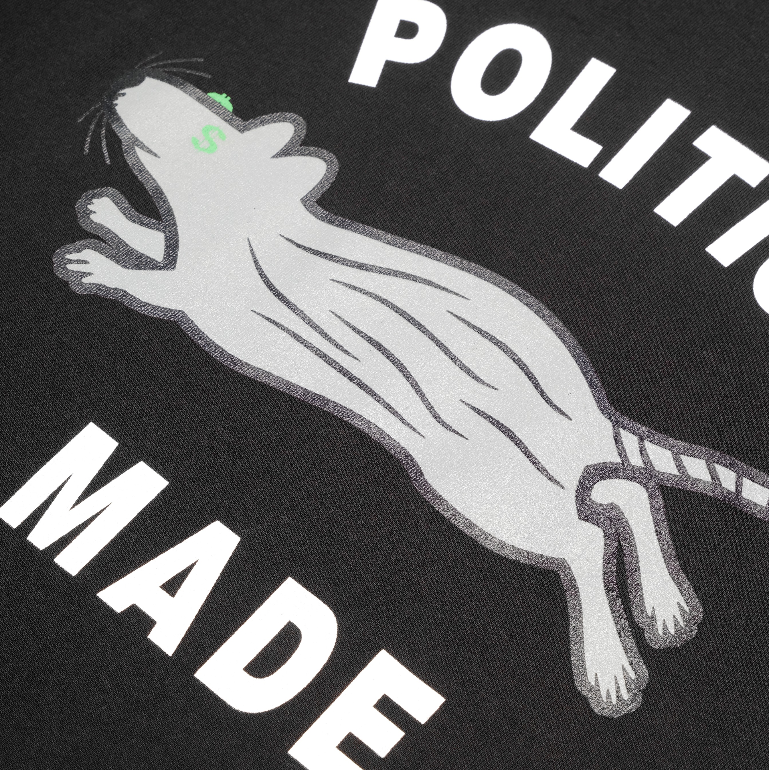 Politics Made - Black tee