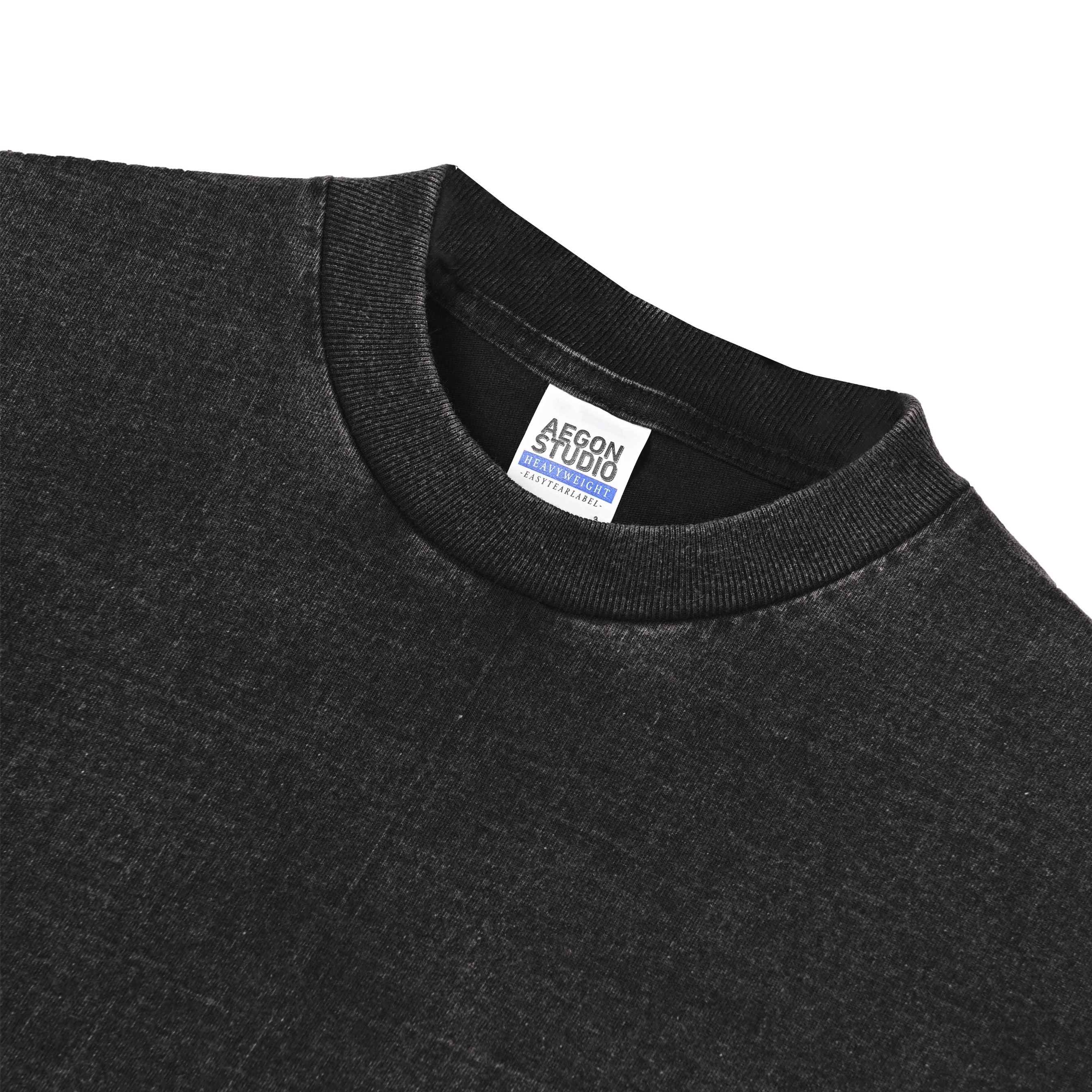 Classic Blank Tee (Faded Black)
