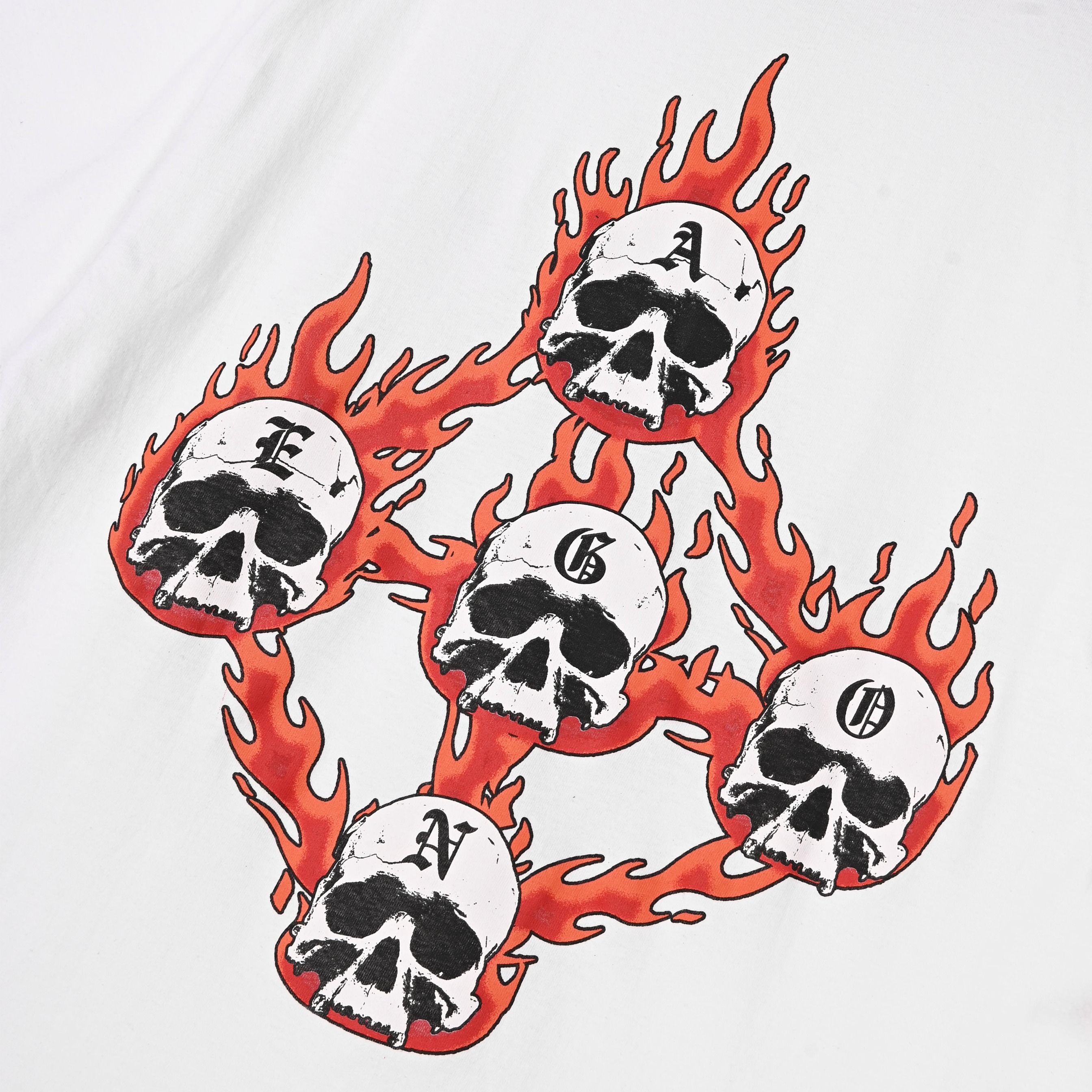 Inferno Blaze Tee (White)