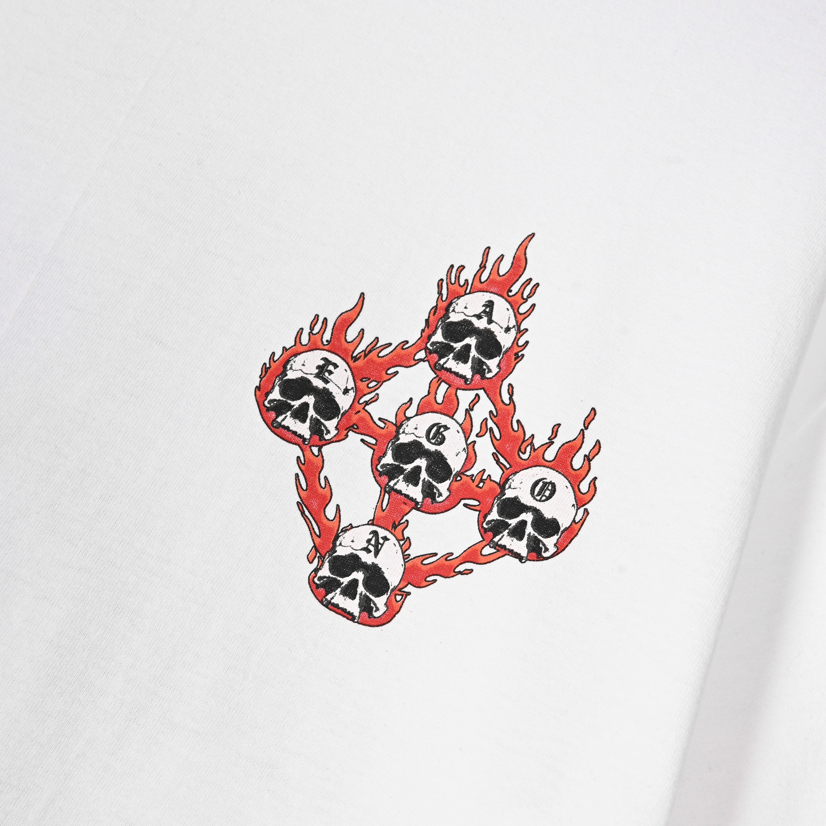 Inferno Blaze Tee (White)