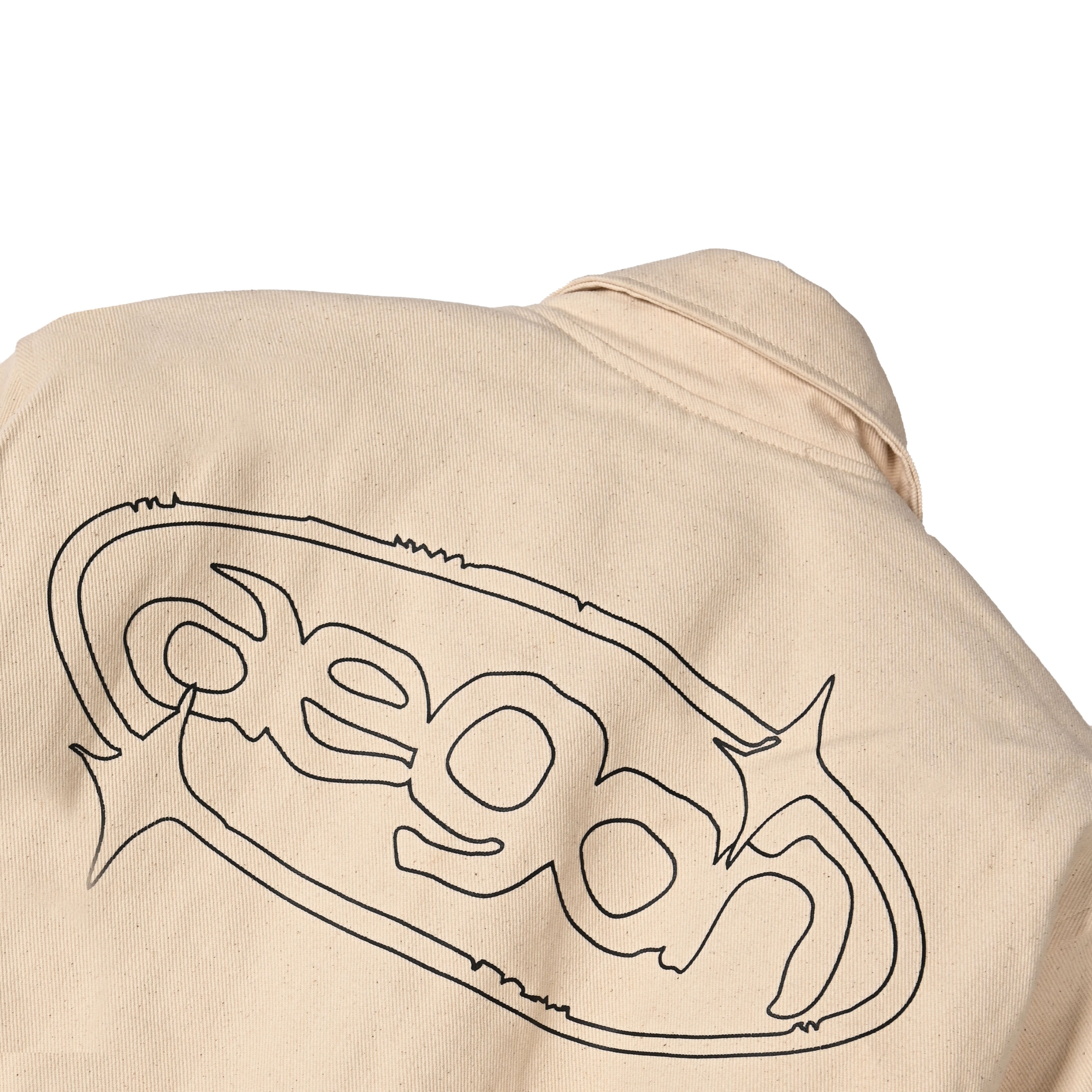 Bold Logo Work Jacket (Natural)