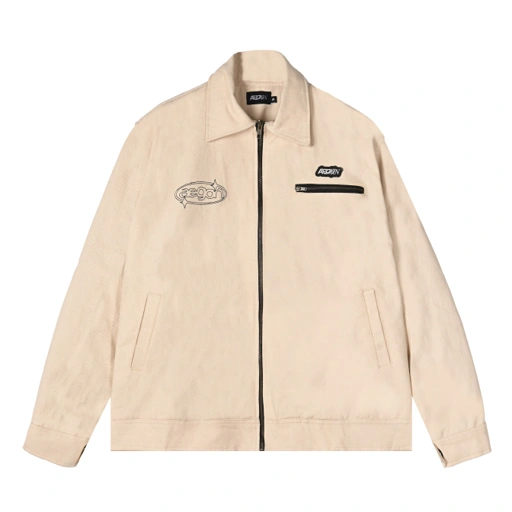 Image of Bold Logo Work Jacket (Natural)