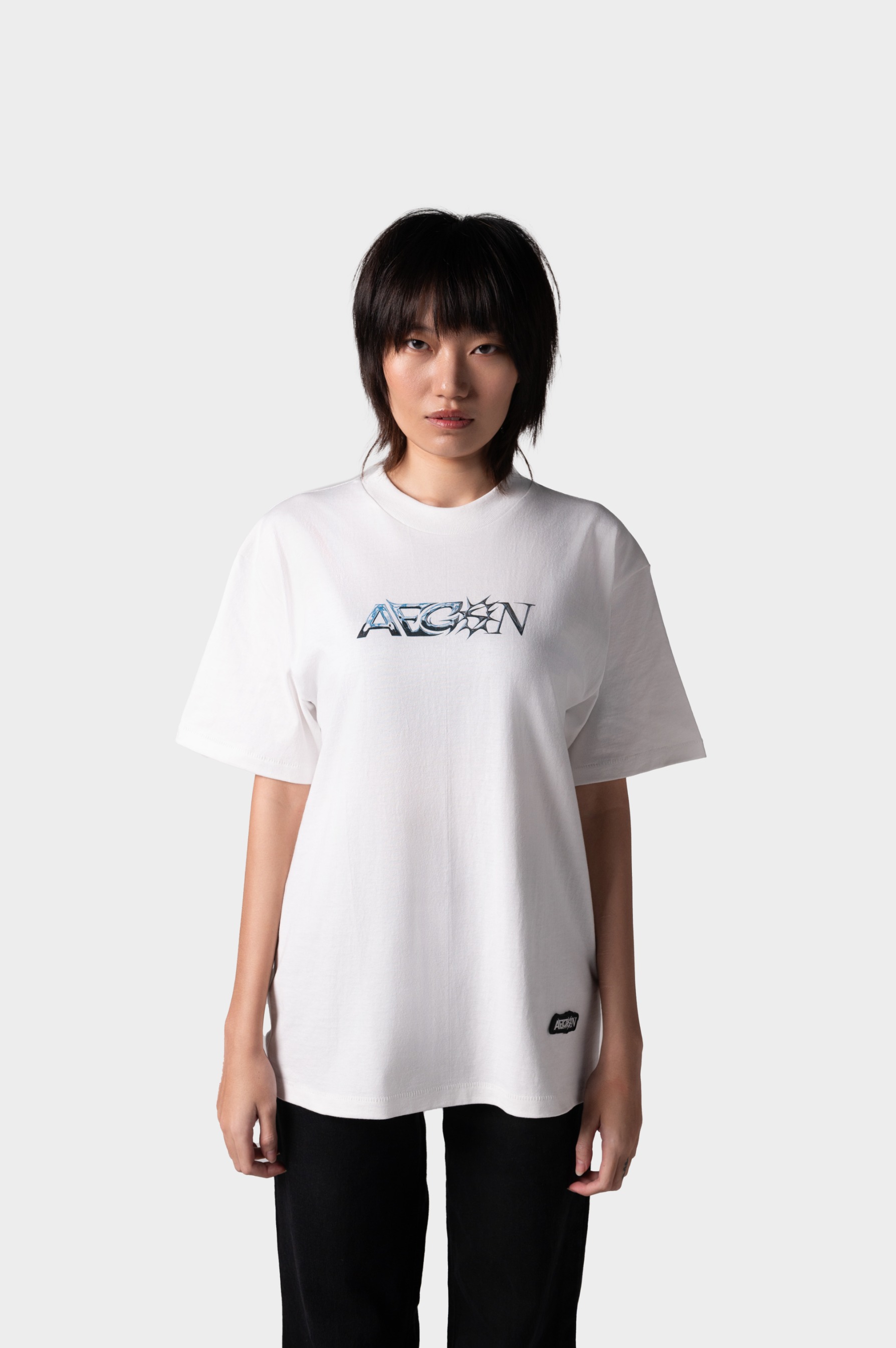 Basic Logo - Aluminum Tee (White)