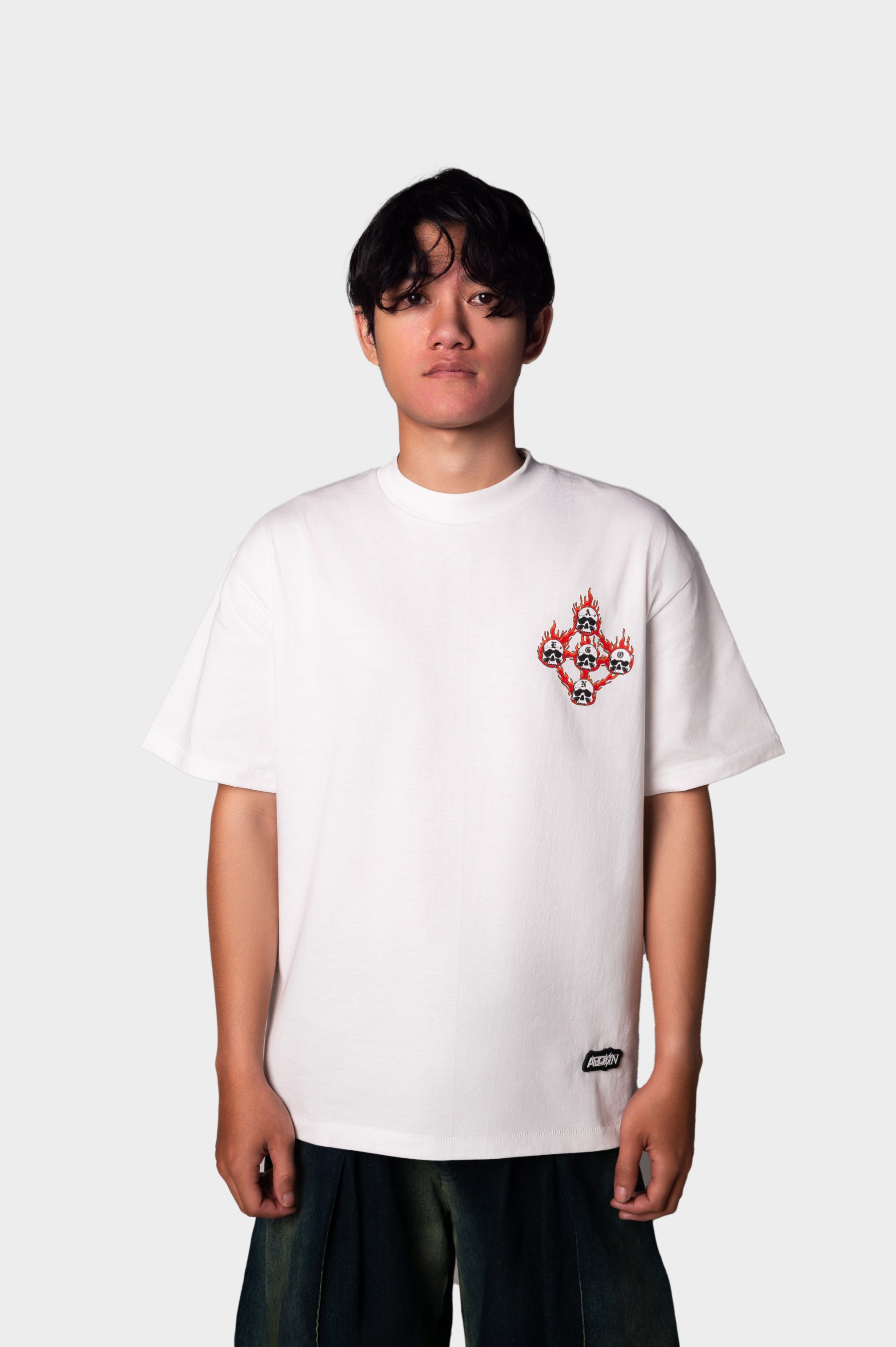 Inferno Blaze Tee (White)