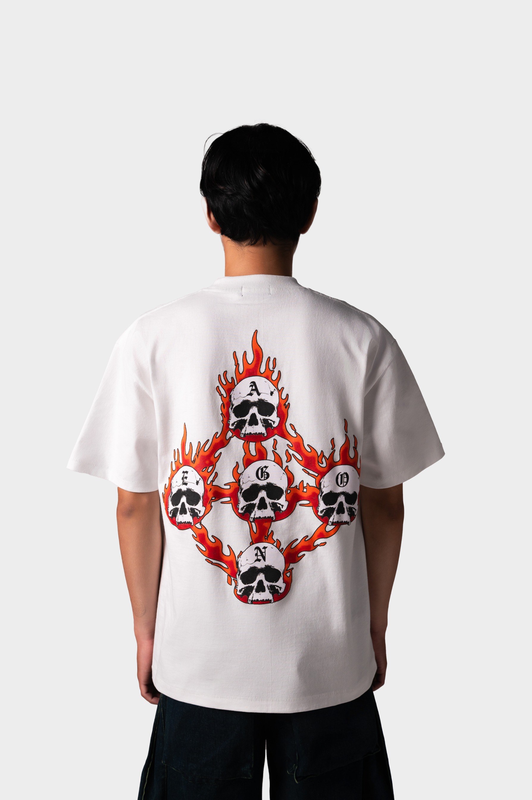 Inferno Blaze Tee (White)