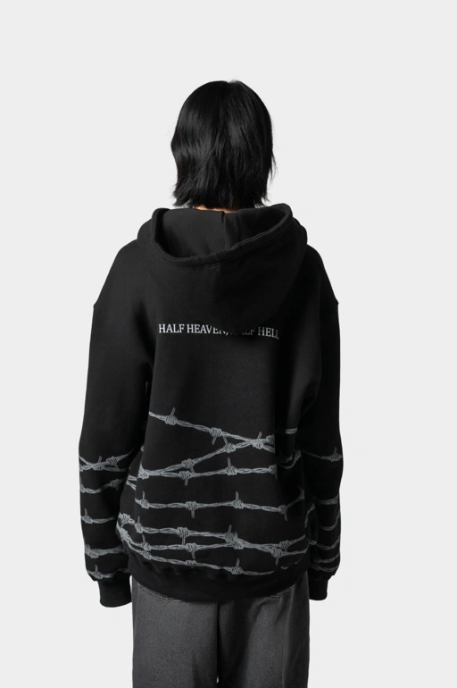 Image of Barbed Realms Hoddie (Black)