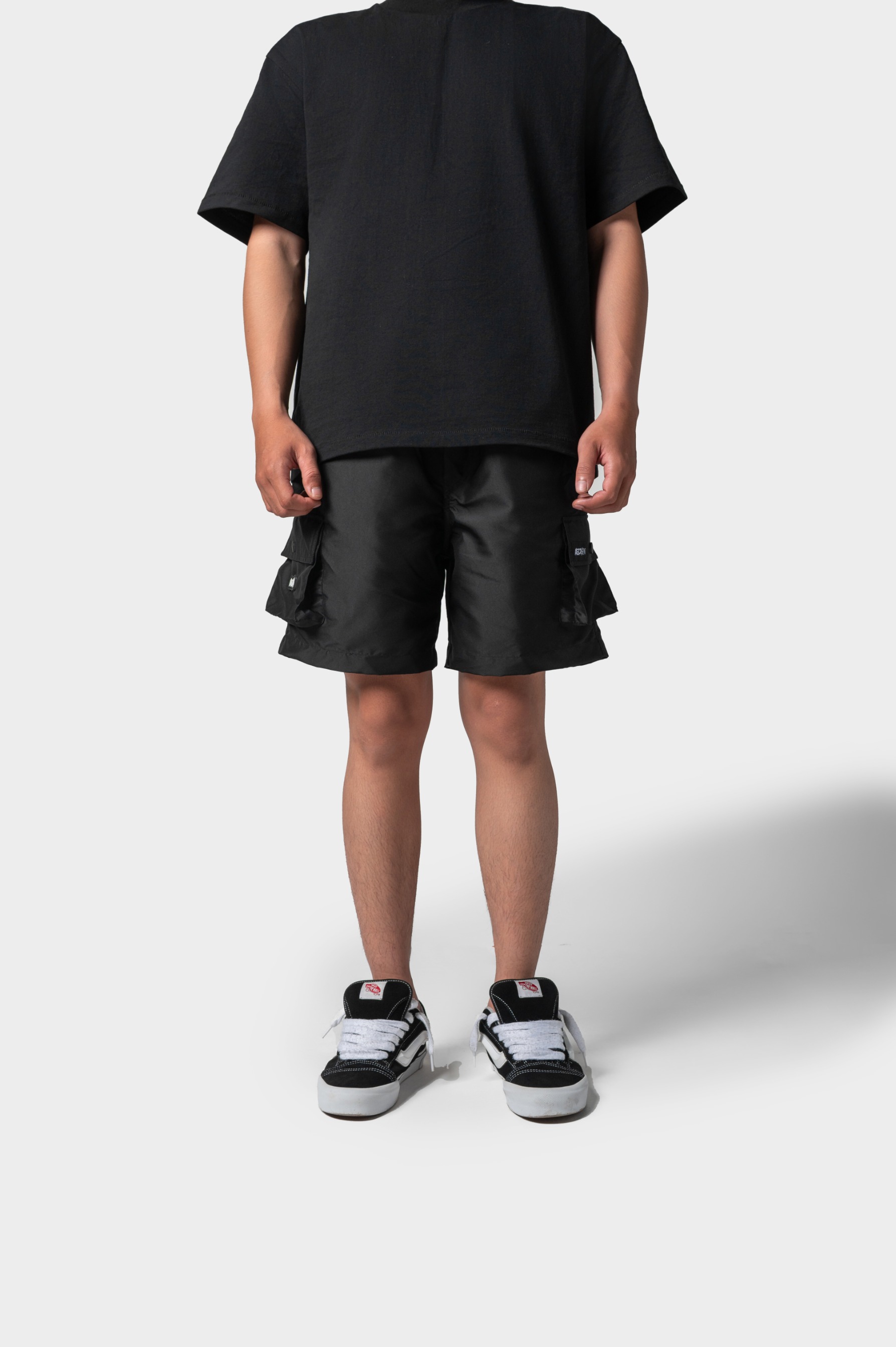 Board Short Cargo Pants (Black)