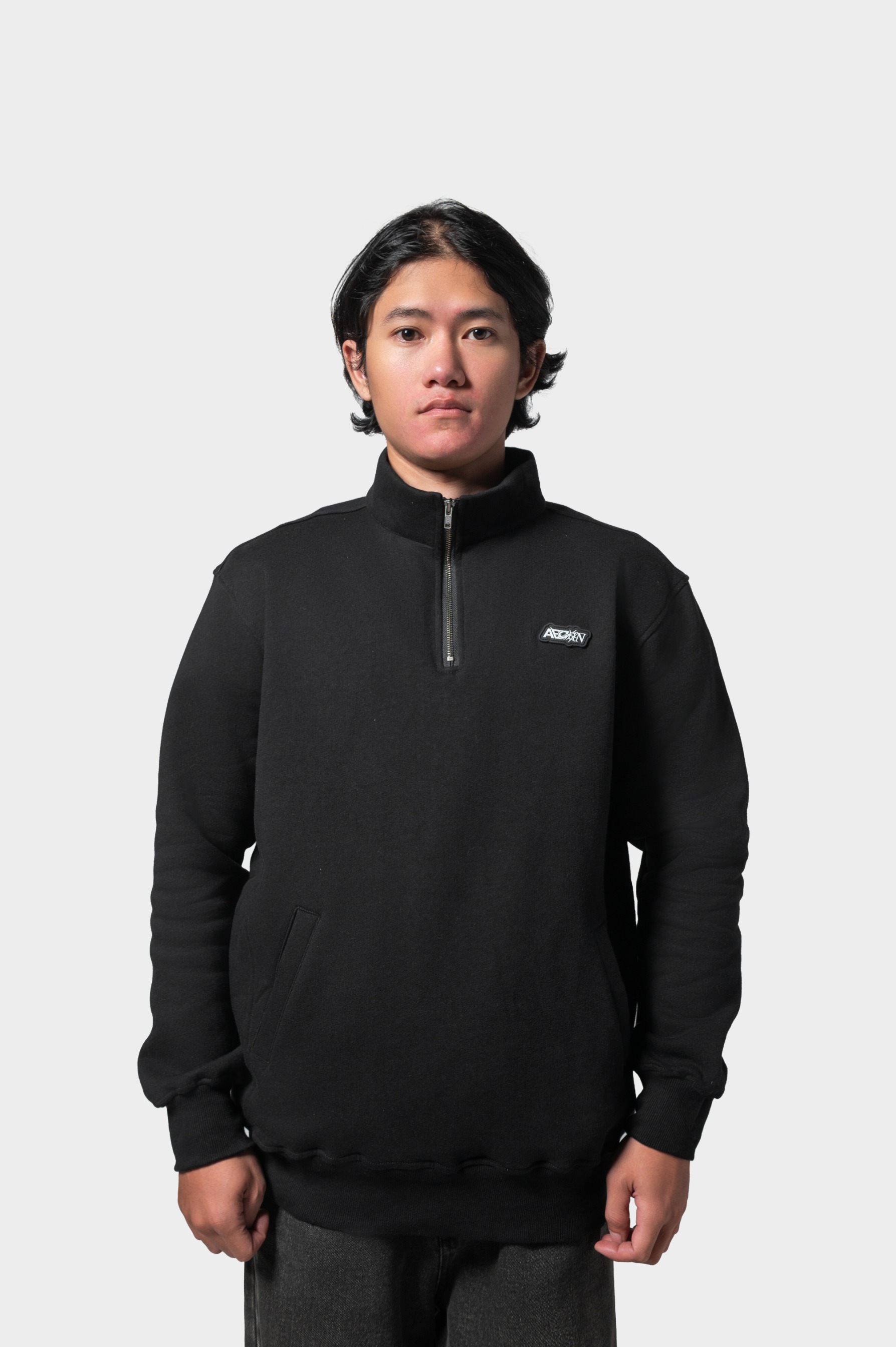 Monolith - Half Zip (Black)