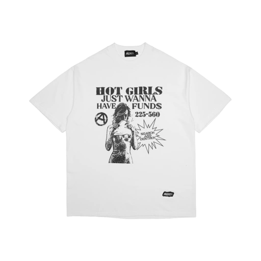 Image of Hot Girls - White tee