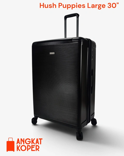 Hush Puppies 4026 Hardcase Luggage 30 Inch Black ✔️