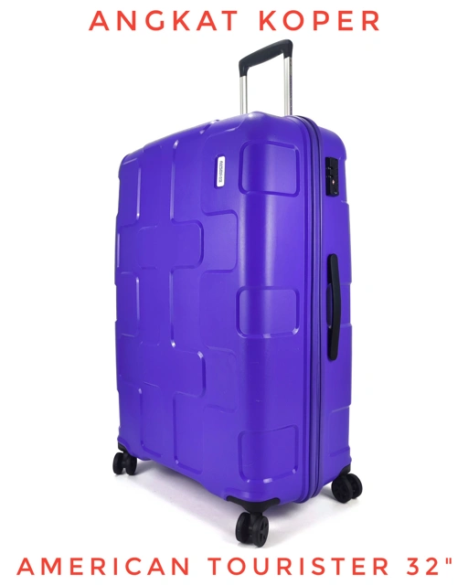 Image of American Tourister Rumpler Spinner Hardcase Luggage 32 Inch Purple 