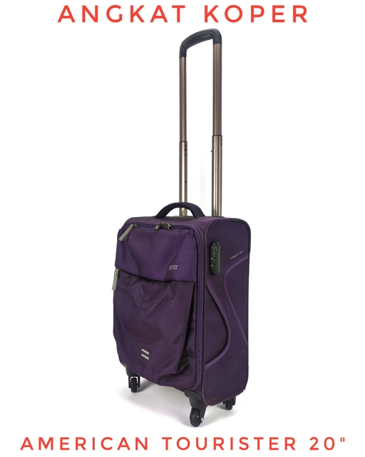 Image of American Tourister Ultralight Spinner Softcase Luggage 20 Inch 