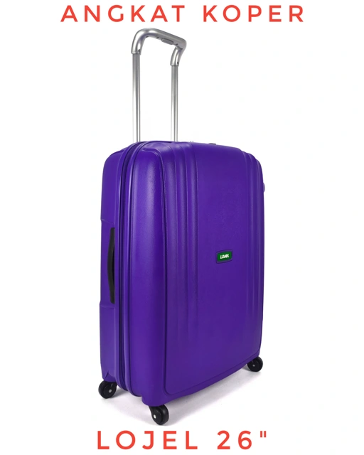 Image of Lojel Streamline Lineo Hardcase Luggage 26 Inch Purple 