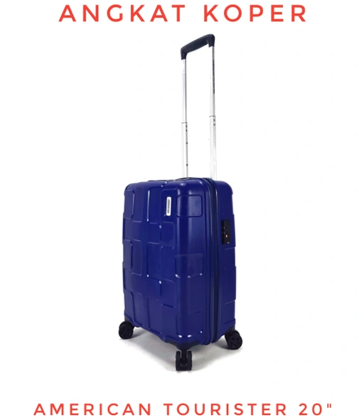 Image of American Tourister Rumpler Spinner Hardcase Luggage 20 Inch Navy 