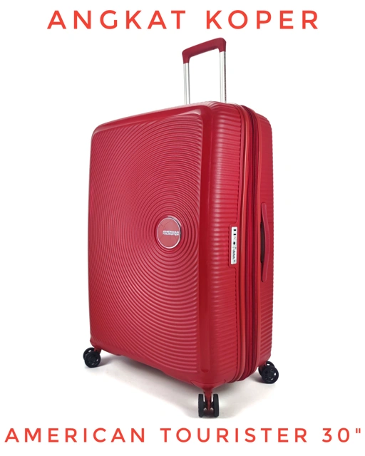 Image of American Tourister Curio Soundbox Hardcase Luggage 30 Inch Red