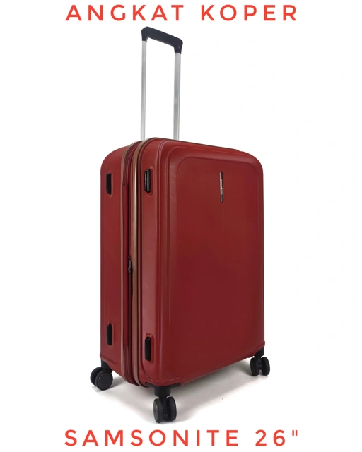 Image of Samsonite T5 Spinner Hardcase Luggage 26 Inch Red 