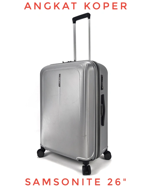 Image of Samsonite T5 Spinner Hardcase Luggage 26 Inch Silver