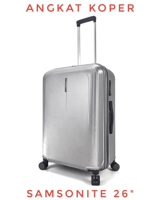 Image of Samsonite T5 Spinner Hardcase Luggage 26 Inch Light Grey