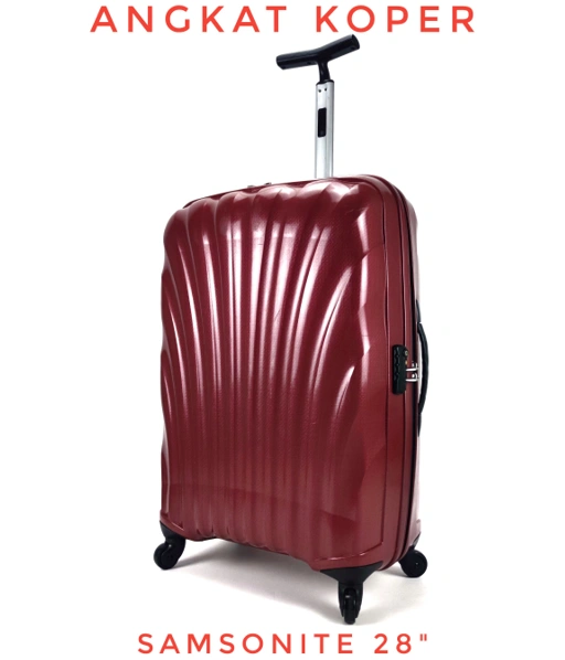 Image of Samsonite Cosmolite Spinner Hardcase Luggage 28 Inch Red