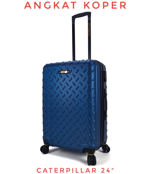 Image of Caterpillar Industrial Plate Spinner Hardcase Luggage 24 Inch 