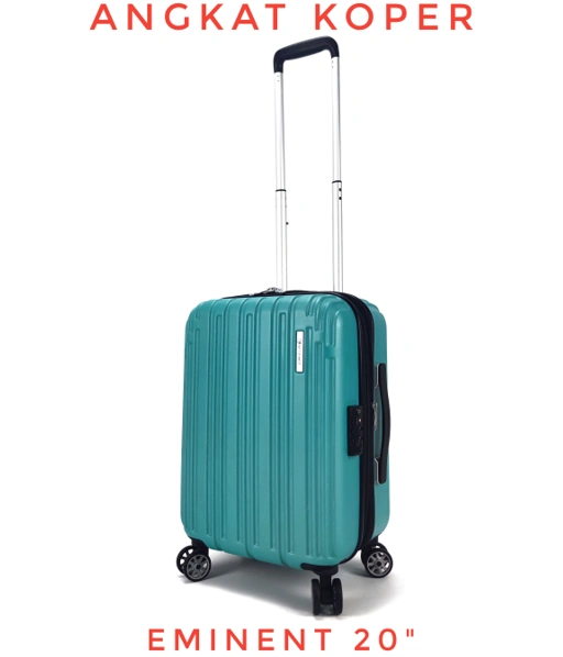 Image of Eminent E KG82 Lightweight Hardcase Luggage 20 Inch Turquoise Blue