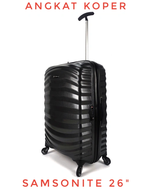 Image of Samsonite Lite Shock Ultralight Spinner Hardcase Luggage 26 Inch 
