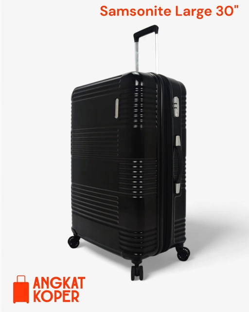 Image of Samsonite Mazon Spinner Hardcase Luggage 30 Inch Black 