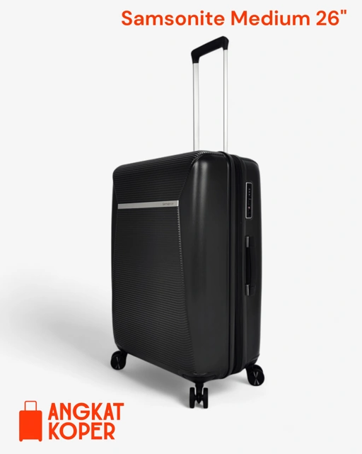 Image of Samsonite Enwrap Spinner Hardcase Luggage 26 Inch Black 