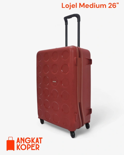 Image of Lojel Vita Hardcase Luggage 26 Inch Red 