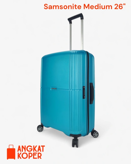 Image of Samsonite Ofreo Spinner Hardcase Luggage 26 Inch Turquoise Blueb✔️