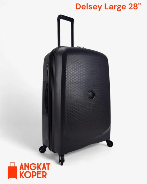 Image of Delsey Belmont Hardcase Luggage 28 Inch Dark Grey 