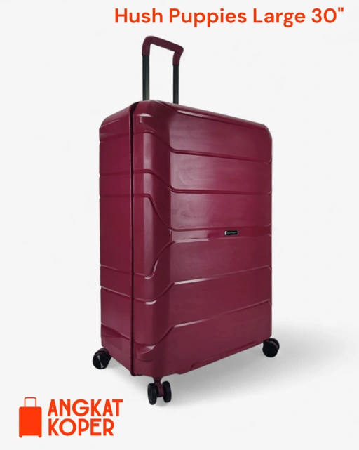 Image of Hush Puppies Unbreakable Hardcase Luggage 30 Inch Red