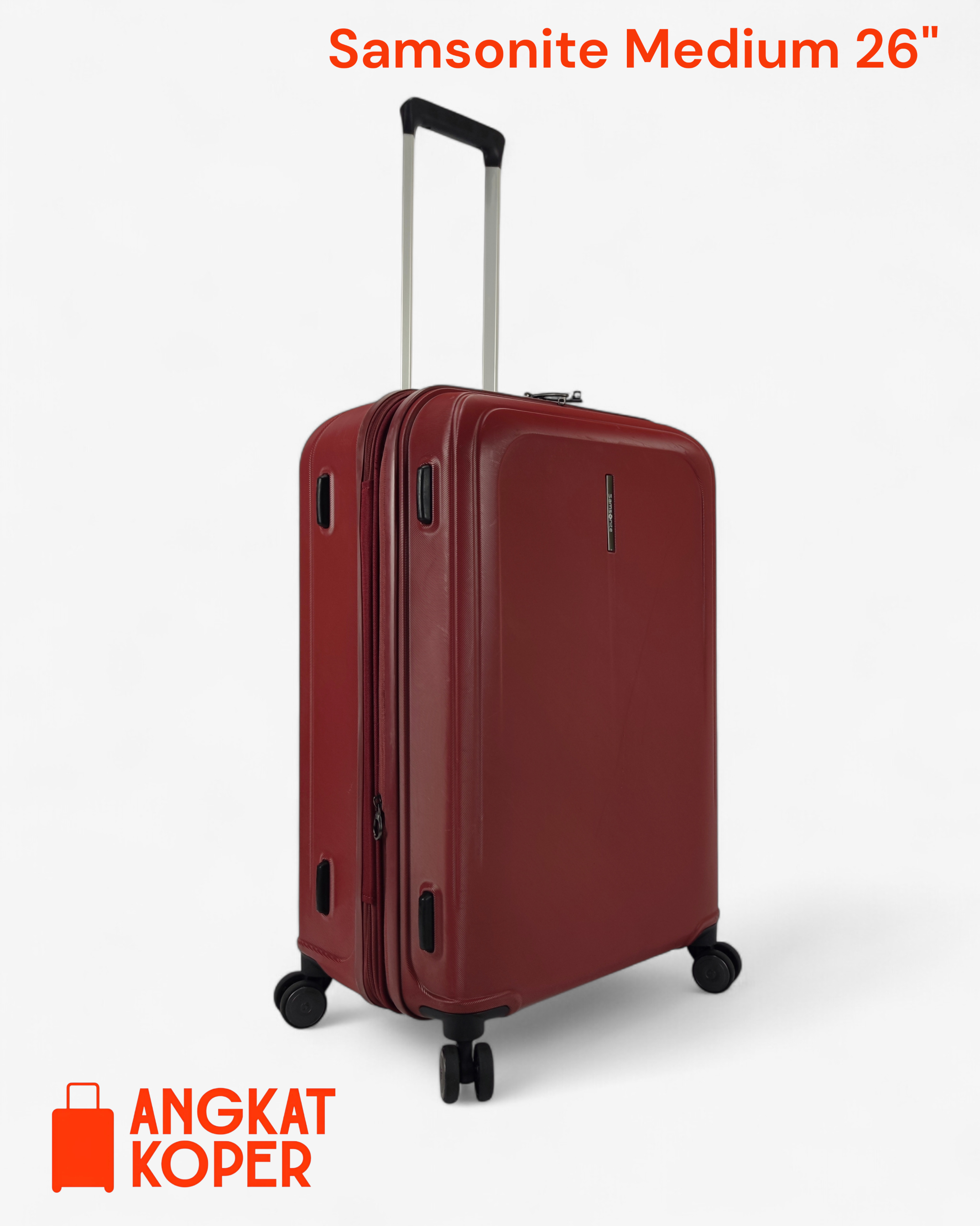 Samsonite T5 Spinner Hardcase Luggage 26 Inch Red
