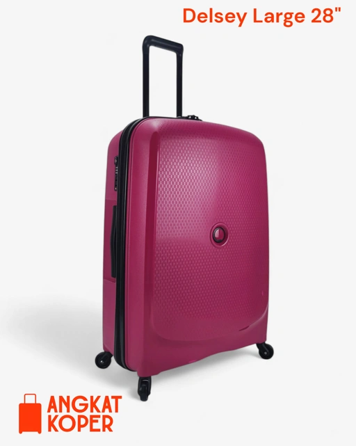 Image of Delsey Belmont Hardcase Luggage 28 Inch Pink