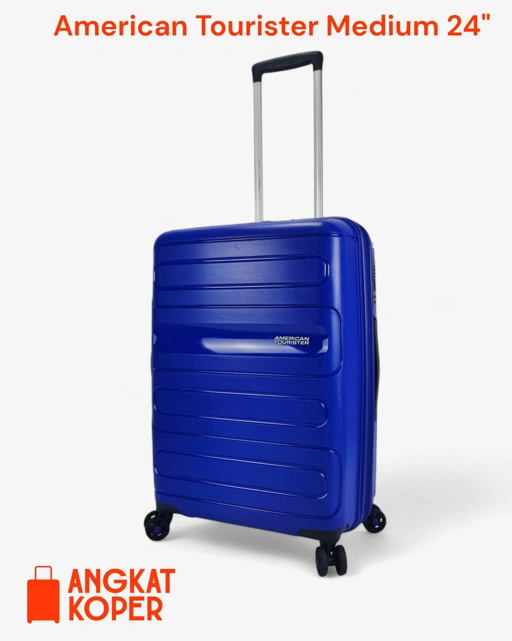 Image of American Tourister Sunside Spinner Hardcase Luggage 26 Inch Navy