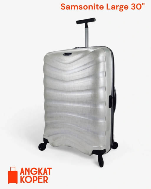 Image of Samsonite Firelite Spinner Hardcase Luggage 30 Inch White 