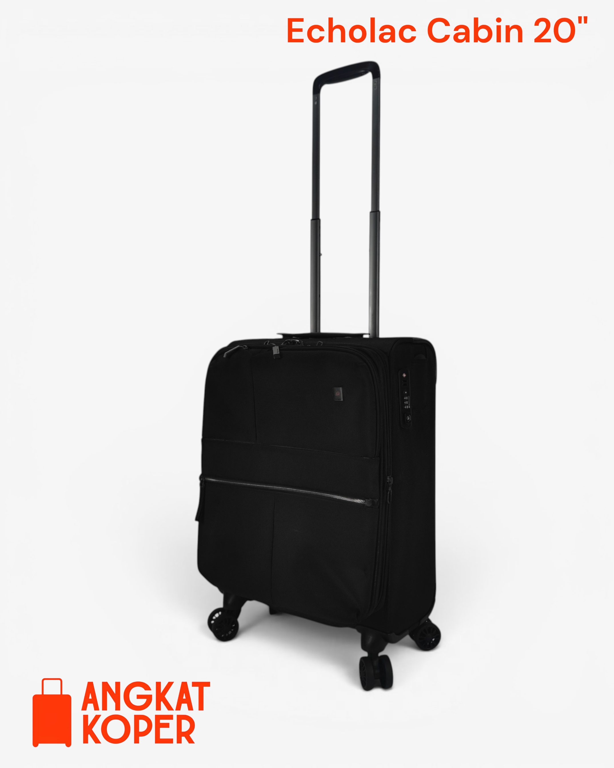 Echolac Spinner Softcase Luggage 20 Inch