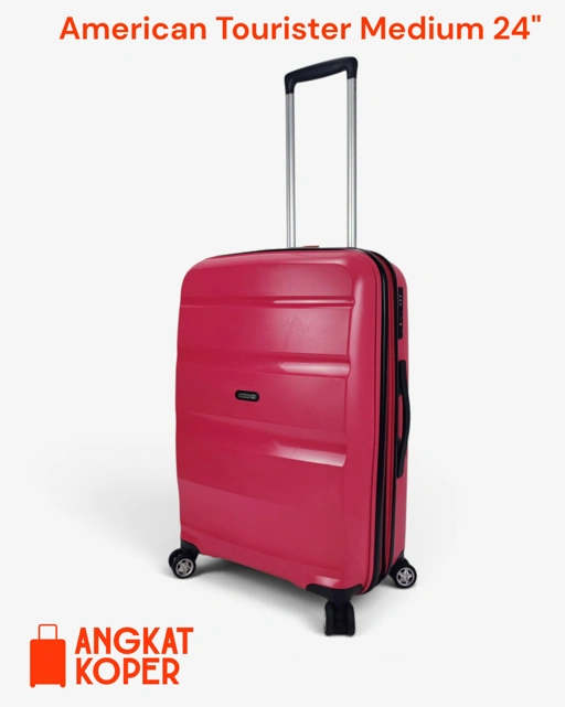 Image of American Tourister Bon Air Spinner Hardcase Luggage 24 Pink 