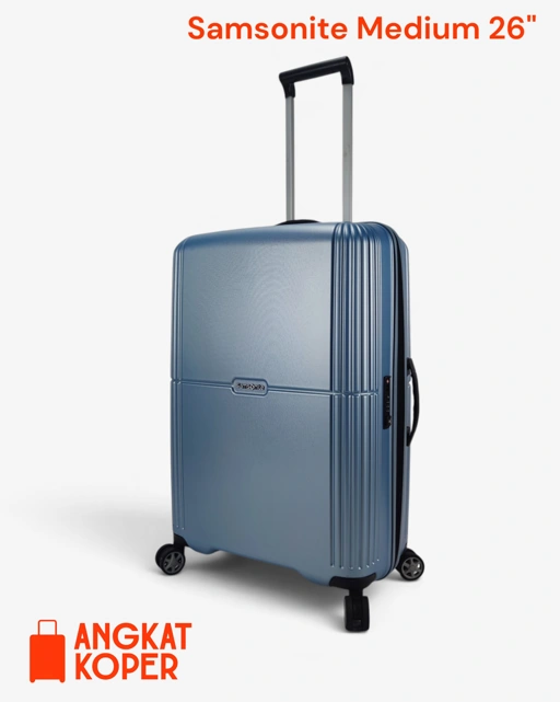 Image of Samsonite Ofreo Spinner Hardcase Luggage 26 Inch Blue Sky 
