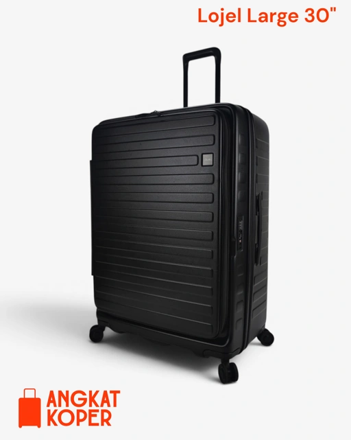 Image of Lojel Cubo Hardcase Luggage 30 Inch Black 